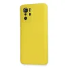 Xiaomi Poco X3 Gt Kılıf Nano İçi Kadife Silikon - Sarı