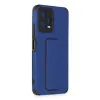 Xiaomi Poco X5 5g Kılıf Mega Standlı Silikon - Mavi