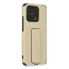 Xiaomi Redmi 10c Kılıf Mega Standlı Silikon - Gold