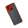 Xiaomi Redmi 10c Kılıf Montreal Silikon Kapak - Kırmızı