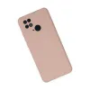 Xiaomi Redmi 10c Kılıf Nano İçi Kadife Silikon - Pudra