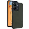 Xiaomi Redmi 13c Kılıf Aras Deri Kapak - Açık Yeşil