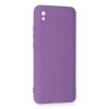 Xiaomi Redmi 9a Kılıf Nano İçi Kadife Silikon - Mor