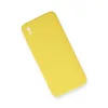 Xiaomi Redmi 9a Kılıf Nano İçi Kadife Silikon - Sarı
