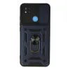 Xiaomi Redmi 9c Kılıf Pars Lens Yüzüklü Silikon - Lacivert