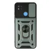 Xiaomi Redmi 9c Kılıf Pars Lens Yüzüklü Silikon - Yeşil