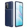 Xiaomi Redmi 9t Kılıf Auto Focus Karbon Kapak - Lacivert
