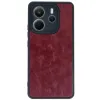 Xiaomi Redmi Note 14 4g Kılıf Aras Deri Kapak - Bordo