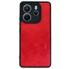 Xiaomi Redmi Note 14 4g Kılıf Aras Deri Kapak - Kırmızı
