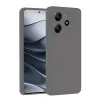 Xiaomi Redmi Note 14 4g Kılıf First Silikon - Gri
