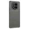Xiaomi Redmi Note 14 Pro Plus Kılıf Auto Focus Karbon Kapak - Gri