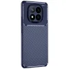 Xiaomi Redmi Note 14 Pro Plus Kılıf Auto Focus Karbon Kapak - Lacivert