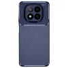 Xiaomi Redmi Note 14 Pro Plus Kılıf Auto Focus Karbon Kapak - Lacivert