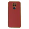 Xiaomi Redmi Note 9 Kılıf Volet Silikon - Kırmızı