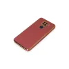 Xiaomi Redmi Note 9 Kılıf Volet Silikon - Kırmızı