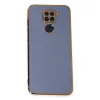 Xiaomi Redmi Note 9 Kılıf Volet Silikon - Mavi