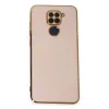 Xiaomi Redmi Note 9 Kılıf Volet Silikon - Pembe