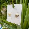 Xuping Taşlı Taşsız Kalp Küpe - Kp00202