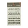 Yazılı Tattoo Dövme Sticker