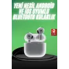 Yeni Nesil Bluetooth Kulaklık Beyaz Çağrı Cevaplayabilen Kablosuz