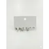 Yılan Detaylı Altılı Küpe - Kp00609