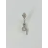 Yılan Detaylı Göbek Piercing - Pg0056