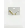 Yıldız Detaylı Altılı Küpe - Kp00603