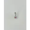 Yıldız Detaylı Göbek Piercing - Pg0014