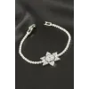 Yıldız Zirkon Taşlı Çocuk Bileklik 16 cm