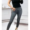 Yüksel Bel Likralı Kot Pantolon (Gri)