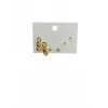 Zincir Detaylı Altılı Küpe - Kp00557