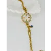 Zirkon Taşlı Çelik Çelik Bileklikler 17 + 4 Cm  - Kbl0361