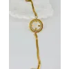 Zirkon Taşlı Çelik  Çelik Bileklikler 17+4 Cm  - Kbl0363