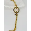 Zirkon  Taşlı Çelik Çelik Bileklikler 17+ 4 Cm  - Kbl0364