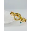   Zirkon Taşlı Çelik  Çelik Bileklikler 60 Cm  - Kbl0351