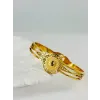   Zirkon Taşlı Çelik  Çelik Bileklikler 60 Cm  - Kbl0359