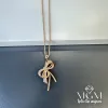 Zirkon Taşlı Fiyonk Kolye - Kl0021