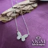 Zirkon Taşlı Kelebek Kolye - Kl0009-b