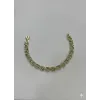    Zirkon Taşlı Pirinç Cm Bileklik 17+2 Cm  - Kbl0397