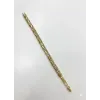    Zirkon Taşlı Pirinç Cm Bileklik 17+2 Cm  - Kbl0401