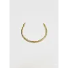    Zirkon Taşlı Pirinç Cm Bileklik 17+2 Cm  - Kbl0432