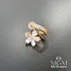 Zirkon Taşlı Pirinç Küpeler - Kp00124