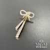 Zirkon Taşlı Pirinç Küpeler - Kp00130