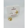  Zirkon Taşlı Pirinç Küpeler - Kp00477