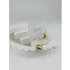 Zirkon Taşlı Pirinç Zirkon Küpe - Kp00344