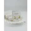 Zirkon Taşlı Pirinç Zirkon Küpe - Kp00347