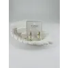 Zirkon Taşlı Pirinç Zirkon Küpe - Kp00350