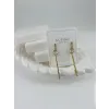 Zirkon Taşlı Pirinç Zirkon Küpe - Kp00363