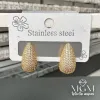 Zirkon Taşlı Su Damlası Küpe - Kp00169