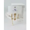 Zirkon Taşlı Üçlü Kombin Küpe - Kp00068